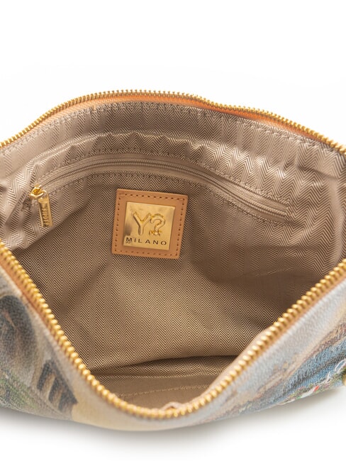 YESBAG Geantă de umăr cu curea metalică canal &icirc;nflorit - Genți femei