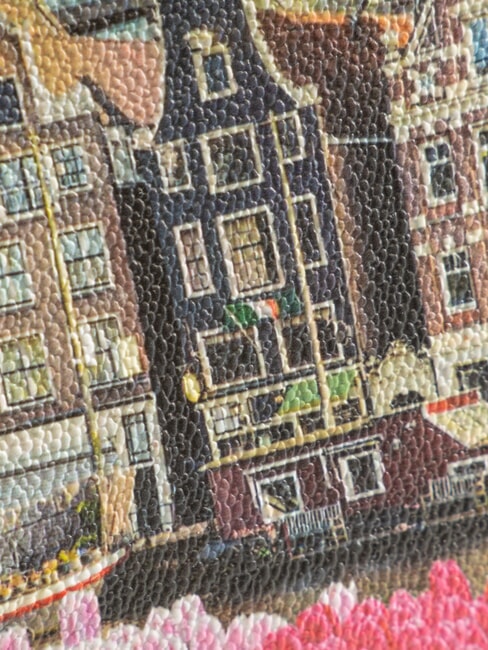 YESBAG Trusă cosmetică mare, evazată lalele - Truse de toaletă