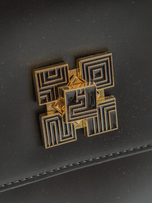 LUCY Geantă tip servietă cu curea de umăr BLACK - Genți femei