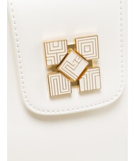 YNOT LUCY Geantă de umăr medie alb - Genți femei - 3