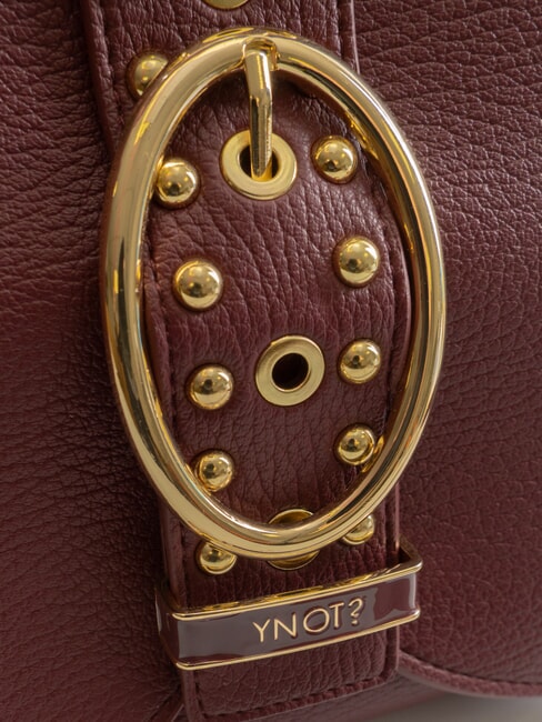 ROCKER Geantă de m&acirc;nă cu curea de umăr vin - Genți femei