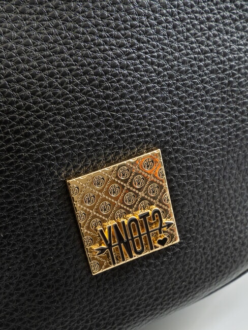 RACHEL Geantă hobo cu curea de umăr BLACK - Genți femei