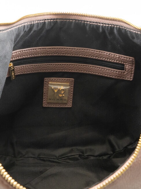 RACHEL Geantă mare semilună cu curea de umăr roșeală - Genți femei