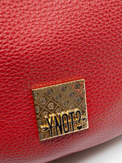 RACHEL Geantă mare semilună cu curea de umăr cireașă - Genți femei