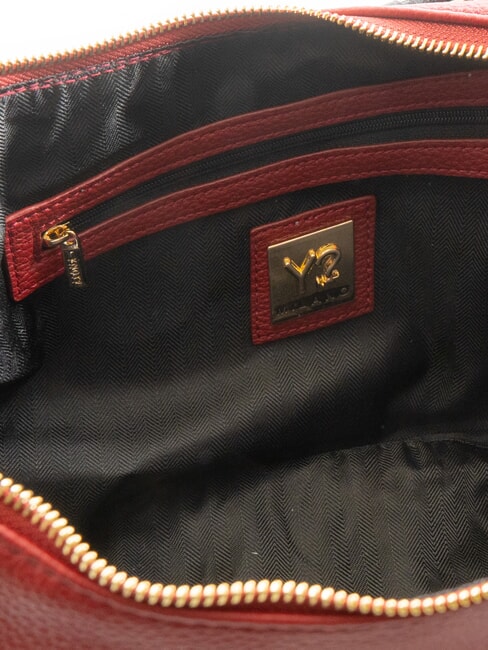 RACHEL Geantă mare semilună cu curea de umăr cireașă - Genți femei