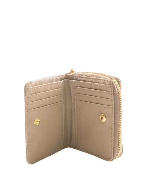 AMBER Portofel mic cu logo miere - Portofele femei