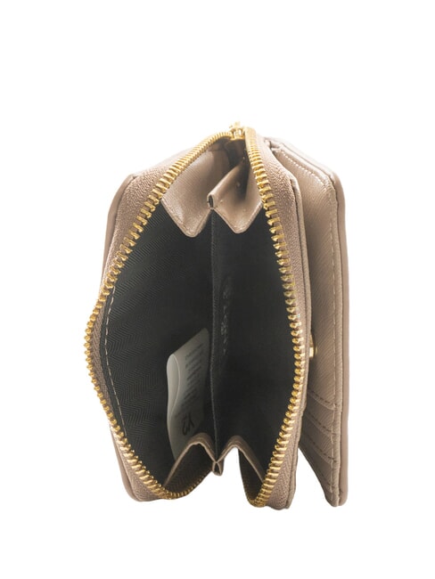 AMBER Portofel mic cu logo miere - Portofele femei