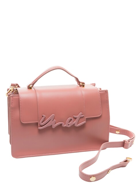 AMBER Geantă tip servietă cu curea de umăr nud - Genți femei