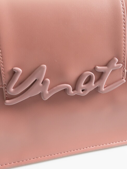 AMBER Geantă tip servietă cu curea de umăr nud - Genți femei