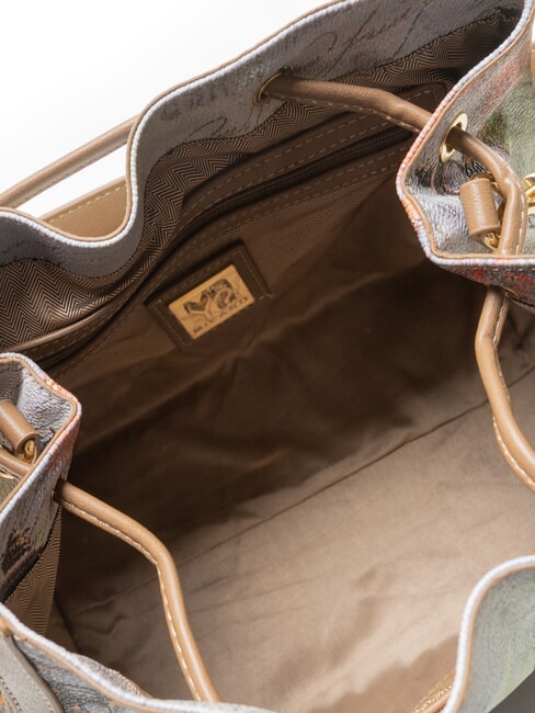 CITY LIFE Geantă de umăr tip găleată fericire - Genți femei