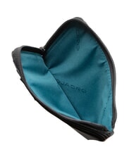 PIQUADRO CORNER SPECIALE GOMMATO Suport pentru carduri cu poștă negru - Portofele bărbați - 3