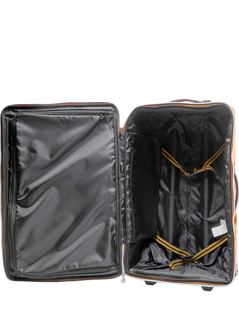 BLOSSAC  Cărucior mediu rezistent la apă portocaliu-maroniu-negru - Trolere semirigide