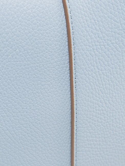 HELENA ROUND Geantă din piele cu curea de umăr oază - Genți femei