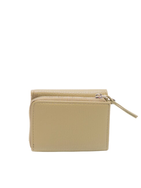 WALLETS GRAIN Portofel mic din piele pietrișată salcie - Portofele femei