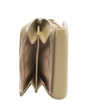 GIANNI CHIARINI WALLETS GRAIN Portofel mic din piele pietrișată salcie - Portofele femei - 4