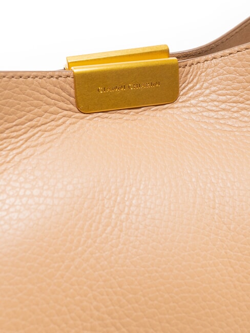 JO Geantă de umăr, piele lut - Genți femei