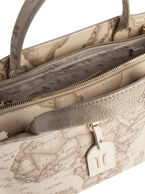 RITUAL GEO SAFARI Geantă de m&acirc;nă, cu curea de umăr rafie - Genți femei