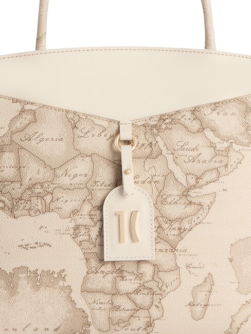 RITUAL GEO SAFARI Geantă de m&acirc;nă, cu curea de umăr rafie - Genți femei