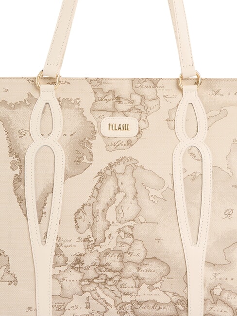 SOFT PETALS Geantă de cumpărături din material textil rafie - Genți femei