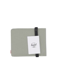 HERSCHEL ROY Portofel iarbă de mare/cusătură albă - Portofele bărbați - 3