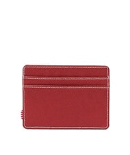 HERSCHEL CHARLIE  Suport plat pentru card cusatura ocru rosu/alb - Portofele femei - 2