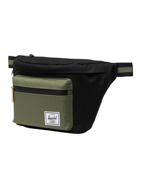 POP QUIZ Borsetă cu buzunar trifoi negru/cu patru foi - Borsete de br&acirc;u