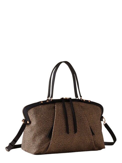 FRAME Geantă de portbagaj, cu curea de umăr OP / NATURAL / NEGRU - Genți femei