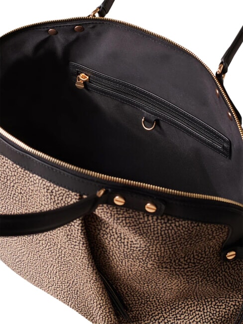 FRAME Geantă de portbagaj, cu curea de umăr OP / NATURAL / NEGRU - Genți femei