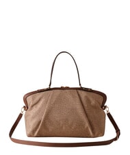BORBONESE FRAME Geantă de portbagaj, cu curea de umăr beiger mare - Genți femei - 2