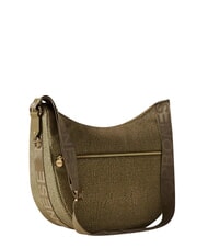 BORBONESE LUNA BAG MEDIUM Geantă LUNA Hobo, Mediu măslin - Genți femei - 3
