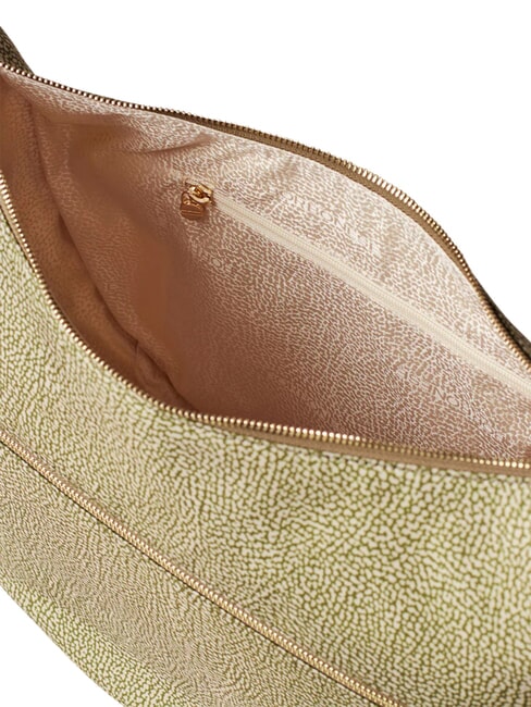 LUNA BAG MEDIUM Geantă LUNA Hobo, Mediu măslin - Genți femei