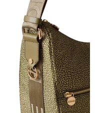 BORBONESE LUNA BAG MEDIUM Geantă LUNA Hobo, Mediu măslin - Genți femei - 5