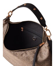 BORBONESE FRAME Geantă de umăr OP / NATURAL / NEGRU - Genți femei - 4