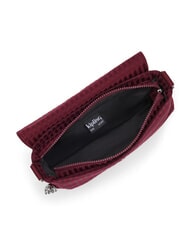 KIPLING ARAS  Geantă de umăr jacquard maro cu plăci - Genți femei - 4