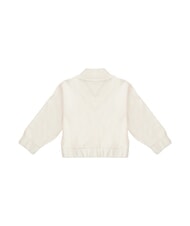 TOMMY HILFIGER TH KIDS Hanorac cu fermoar complet alb antic - Hanorac pentru bebeluși - 3