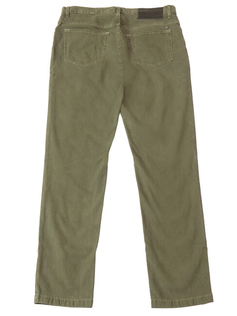 TH DENTON Pantaloni chino verde armată - Pantaloni