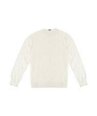 TOMMY HILFIGER 1985 CREW Hanorac din amestec de bumbac fildeş - Pulovere pentru bărbați - 3
