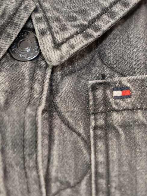 TH KIDS Jachetă pentru fete negru spălat - Jachete pentru copii