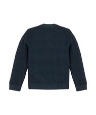 TOMMY HILFIGER TH JEANS Pulover cu guler rotund bleumarin noapte &icirc;ntunecată - Pulovere pentru bărbați - 3