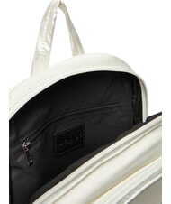 BLAUER PADDED NYLON Rucsac cu logo cu strasuri alb - Genți femei - 5