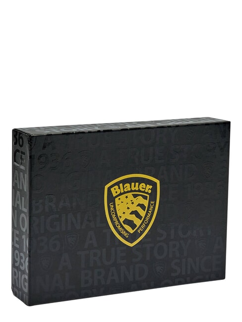 WALLSTREET Portofel din piele, suport pentru carduri BLACK - Portofele bărbați