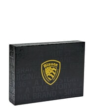 BLAUER WALLSTREET Portofel din piele, suport pentru carduri BLACK - Portofele bărbați - 6