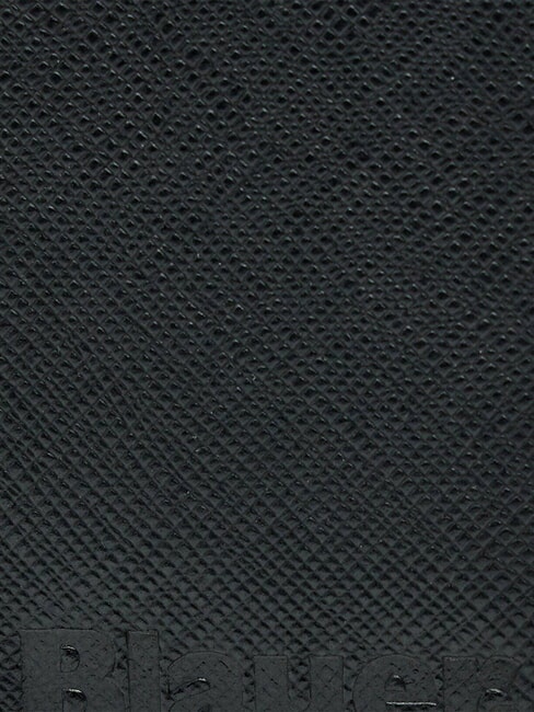 WALLSTREET Portofel din piele, suport pentru carduri BLACK - Portofele bărbați