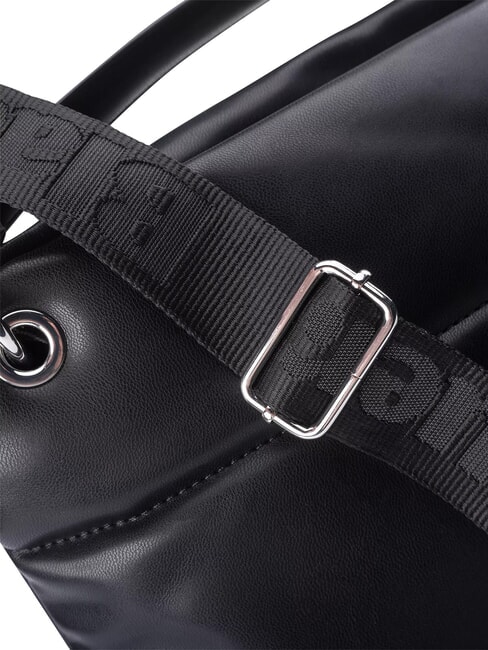 CUSHION Geantă de m&acirc;nă, cu curea de umăr BLACK - Genți femei