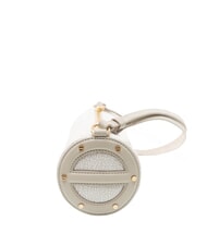 BORBONESE VIS-A-VIS Geantă mică de umăr bumbac alb - Genți femei - 4