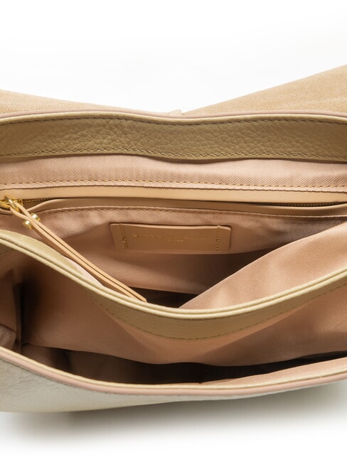 HELENA ROUND Geantă din piele cu curea de umăr salcie - Genți femei