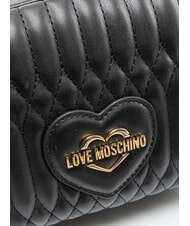 LOVE MOSCHINO BUBBLY LOVE Geantă de umăr mini negru - Genți femei - 3