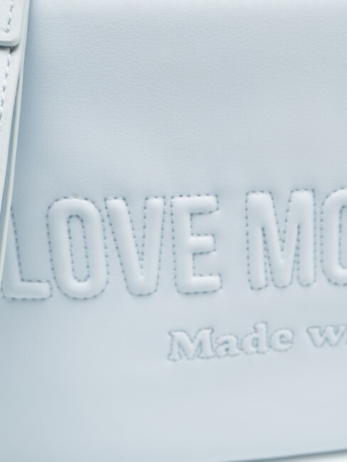 SIGNATURE LOVE Geantă de m&acirc;nă cu curea de umăr albastru deschis - Genți femei