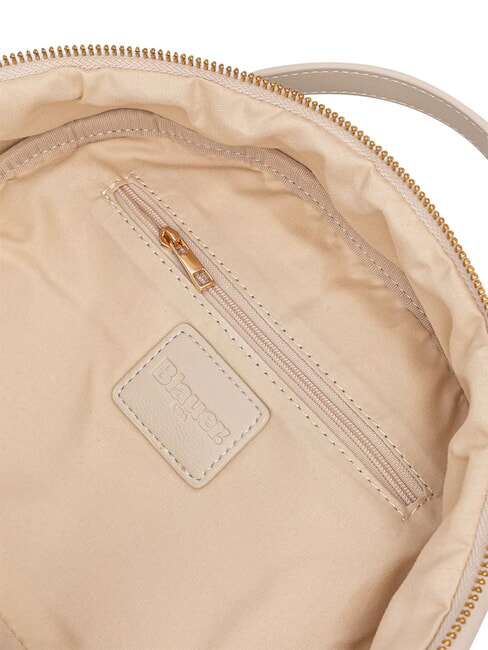 MUSHY Rucsac cu buzunare multiple alb - Genți femei