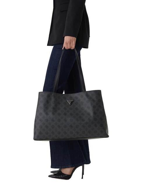 WILDER Geantă de cumpărături, dublă portabilitate gri &icirc;nchis - Genți femei